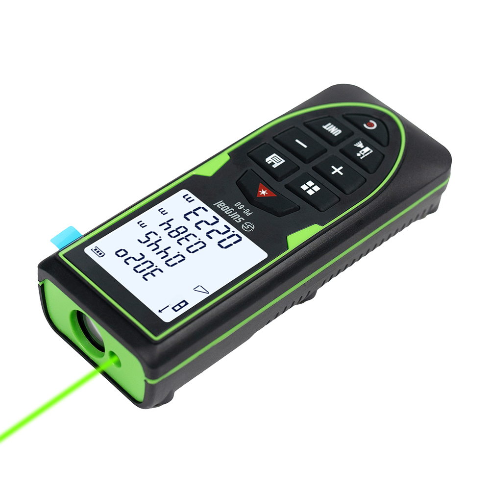Industrial Laser Tape Measure - Télémètre laser vert 120m rechargeable avec