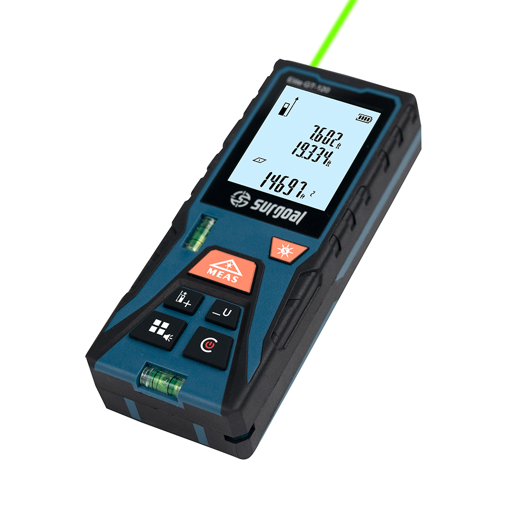 Industrial Laser Tape Measure - Télémètre laser vert 120 m avec